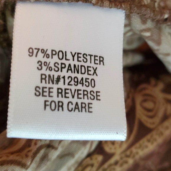 Apt. 9 paisley bell sleeve top - Picture 5 of 6